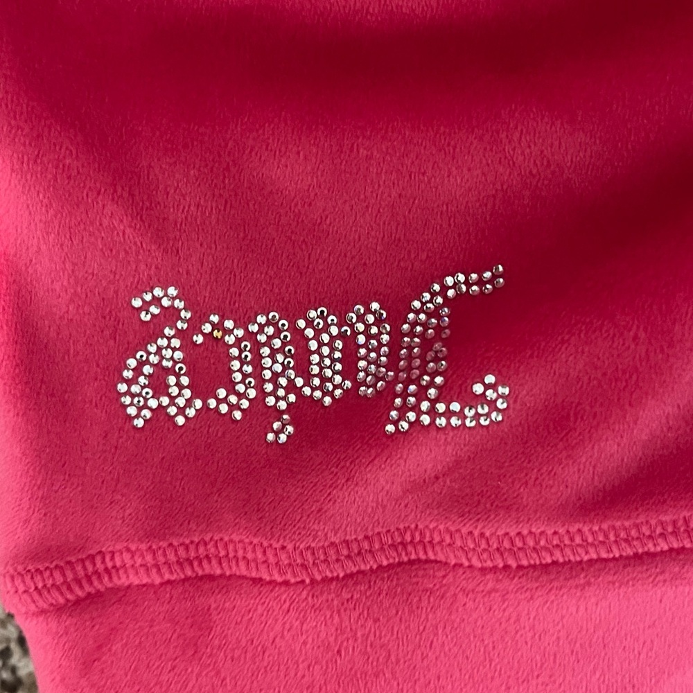 Juicy Couture Fuchsia Velour Pants - Picture 2 of 3